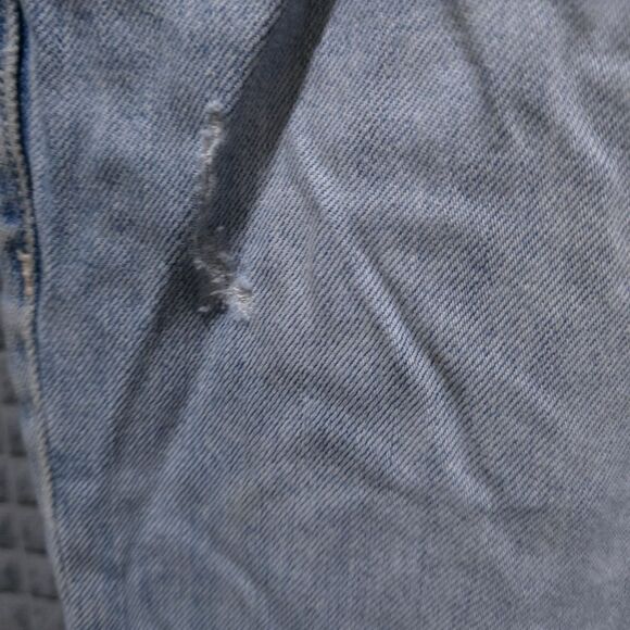 Converse Distressed Light Wash Jeans 36x30 VTG Y2K 90s Low Rise Workwear Grunge - Picture 11 of 16